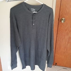 Men's Grey Long Sleeve Shirt